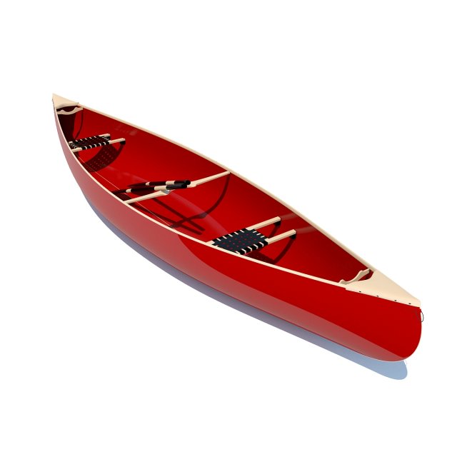 canoe max 2011 Modèle 3D .c4d .max .obj .3ds .fbx .stl .blend 
