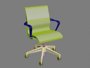 herman miller setu chair max 20102011 3Dモデル