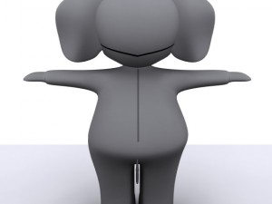 elephant girl max 2010 3D Model