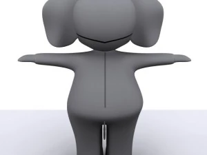 elephant girl max 2010 3D Model