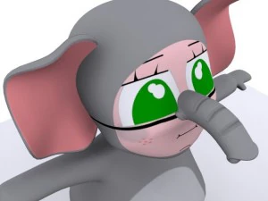 elephant girl max 2010 3D Model