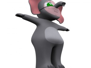 elephant girl max 2010 3D Model