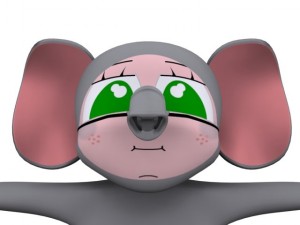 elephant girl max 2010 3D Model