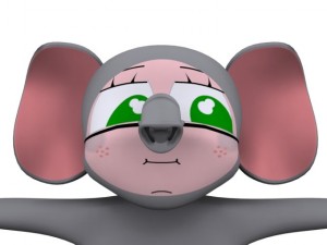 elephant girl max 2010 3D Model