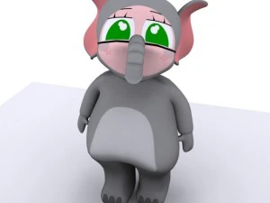 elephant girl max 2010 3D Model