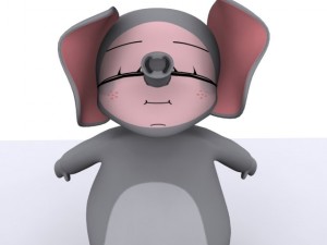 elephant girl max 2010 3D Model