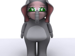 elephant girl max 2010 3D Model