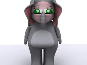 elephant girl max 2010 3D Model