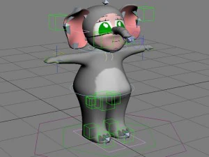 elephant girl max 2010 3D Model
