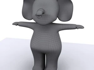 elephant girl max 2010 3D Model