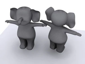 elephant girl max 2010 3D Model