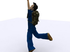 low poly character in max 2010 3D 模型