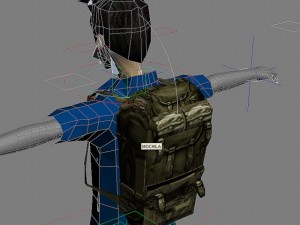 low poly character in max 2010 3D 模型