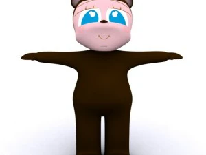 urso garoto max 2010 Modelo 3D