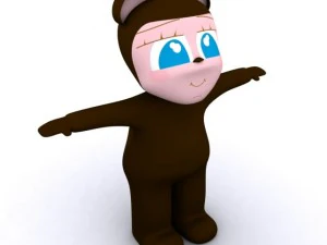 bear kid max 2010 3D Model