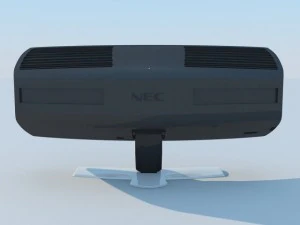 nec crv43 lcd display max 2011 3D Model