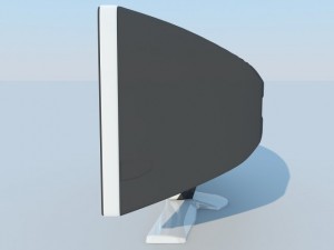 nec crv43 lcd display max 2011 3D Model