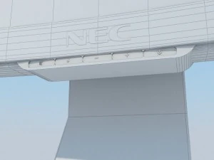 nec crv43 lcd display max 2011 3D Model