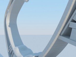 bookshelf modern max 2011 3D मॉडल