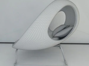 modern sofa gefeva max 2011 3D Model