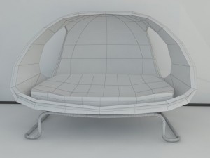 modern sofa gefeva max 2011 Modèle 3D