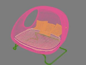modern sofa gefeva max 2011 3D Model