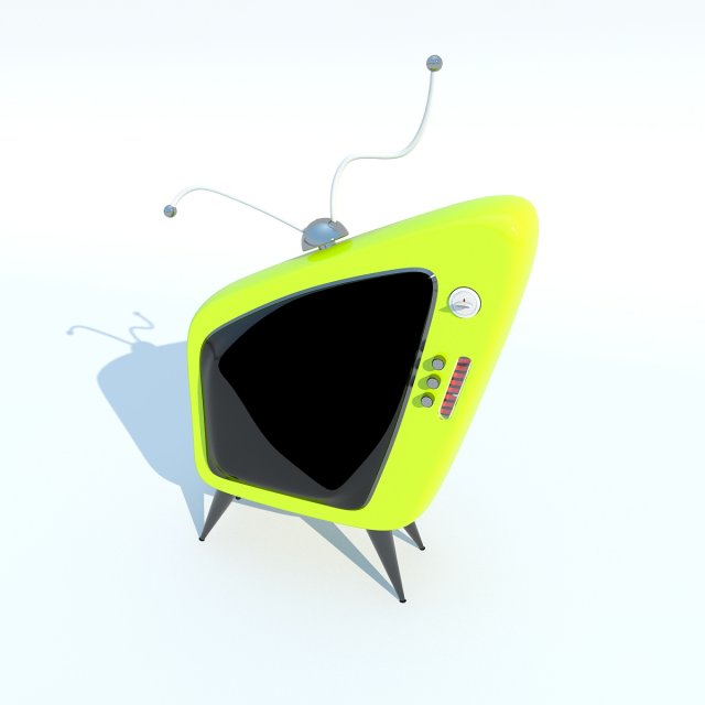 tv cartoon max 2011 Modello 3D .c4d .max .obj .3ds .fbx .stl .blend 