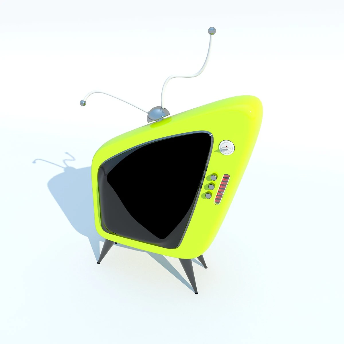 tv cartoon max 2011 3D Model .c4d .max .obj .3ds .fbx .stl .blend 