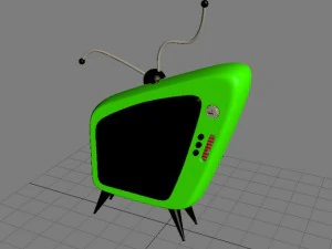 tv cartoon max 2011 3D Model
