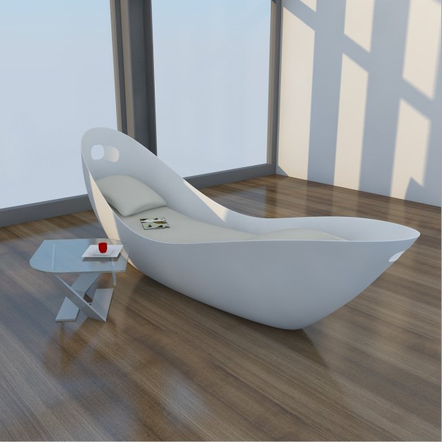 sofa chaise lounge max 2011 Modelo 3D .c4d .max .obj .3ds .fbx .stl .blend 