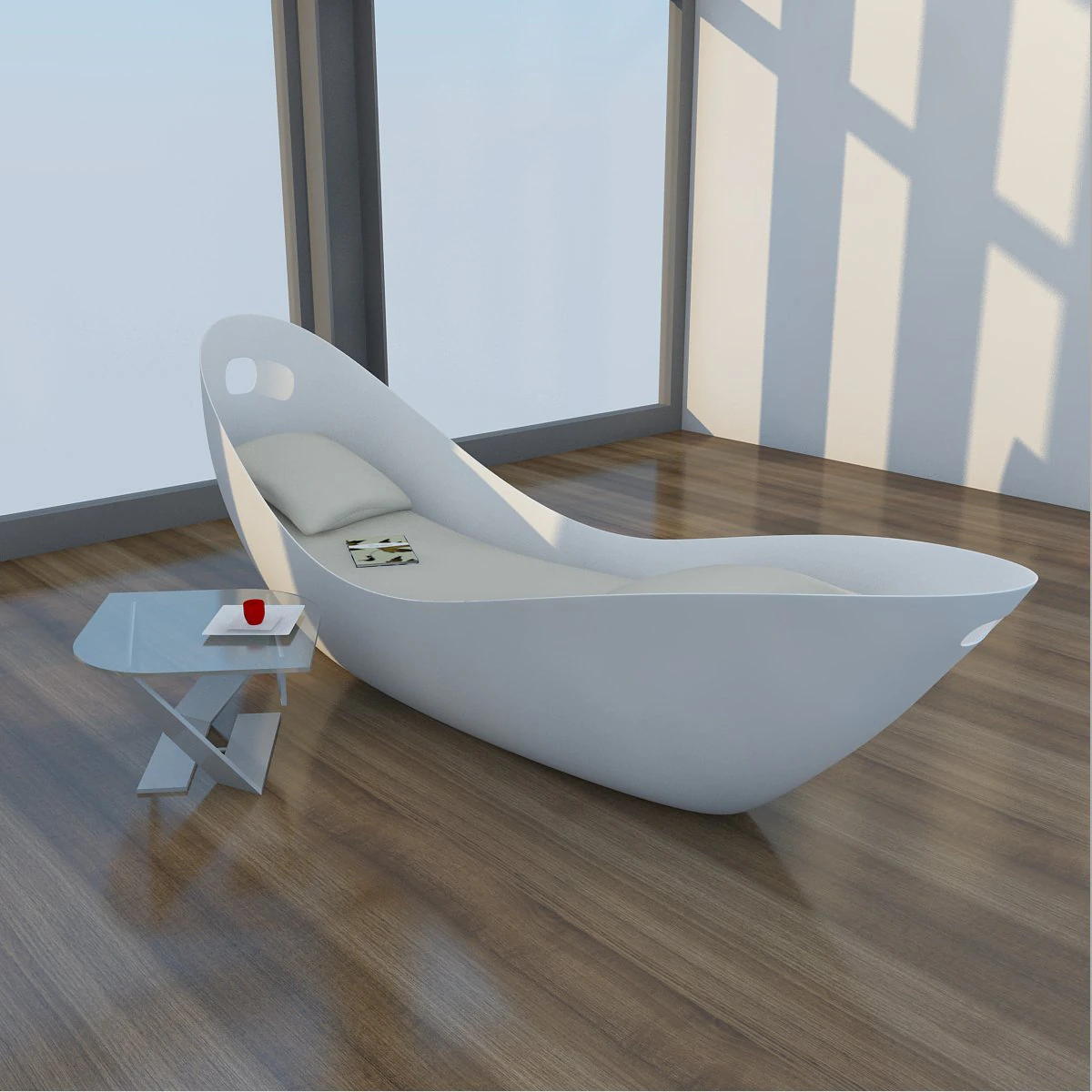 sofa chaise lounge max 2011 3D Model .c4d .max .obj .3ds .fbx .stl .blend