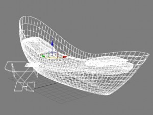 sofa chaise lounge max 2011 Modelo 3D
