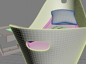 sofa chaise lounge max 2011 Modelo 3D