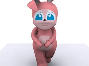 personaje de conejito niño max 2010 Modelo 3D