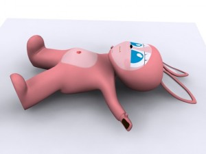 bunny kid character max 2010 Modelo 3D