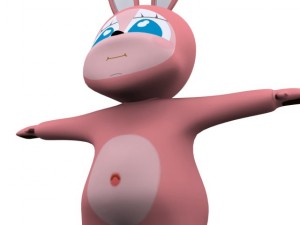 bunny kid character max 2010 Modelo 3D