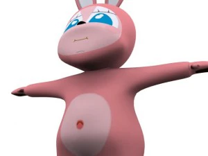bunny kid character max 2010 3D Model