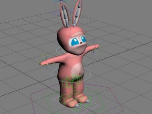 bunny kid character max 2010 3D Model