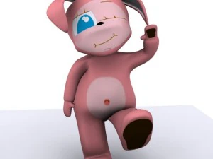 bunny kid character max 2010 3D Model