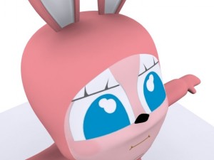 bunny kid character max 2010 Modelo 3D