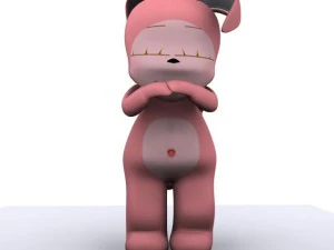bunny kid character max 2010 3D Model