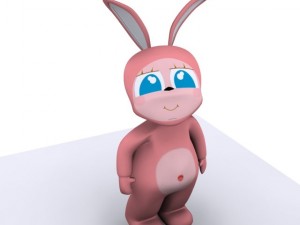 bunny kid character max 2010 Modelo 3D