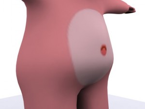 bunny kid character max 2010 Modelo 3D