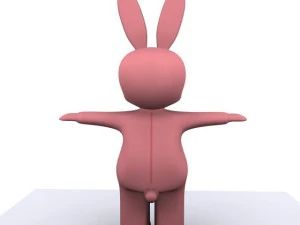 bunny kid character max 2010 3D Model