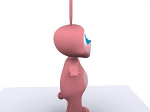 bunny kid character max 2010 Modelo 3D