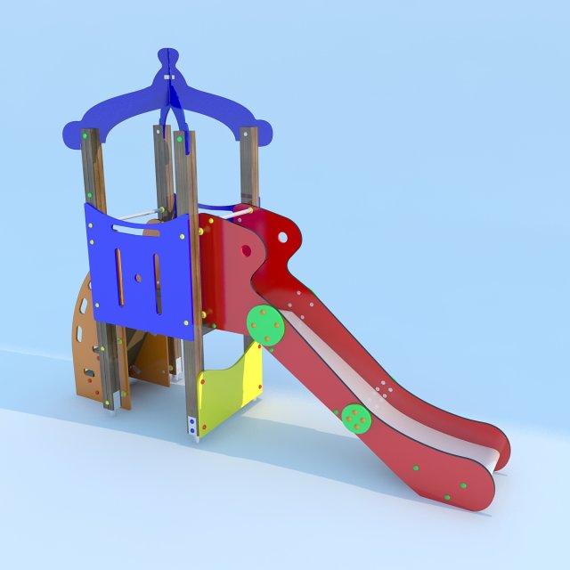 play ground fun tower baby max 2011 3D Model .c4d .max .obj .3ds .fbx .stl .blend 