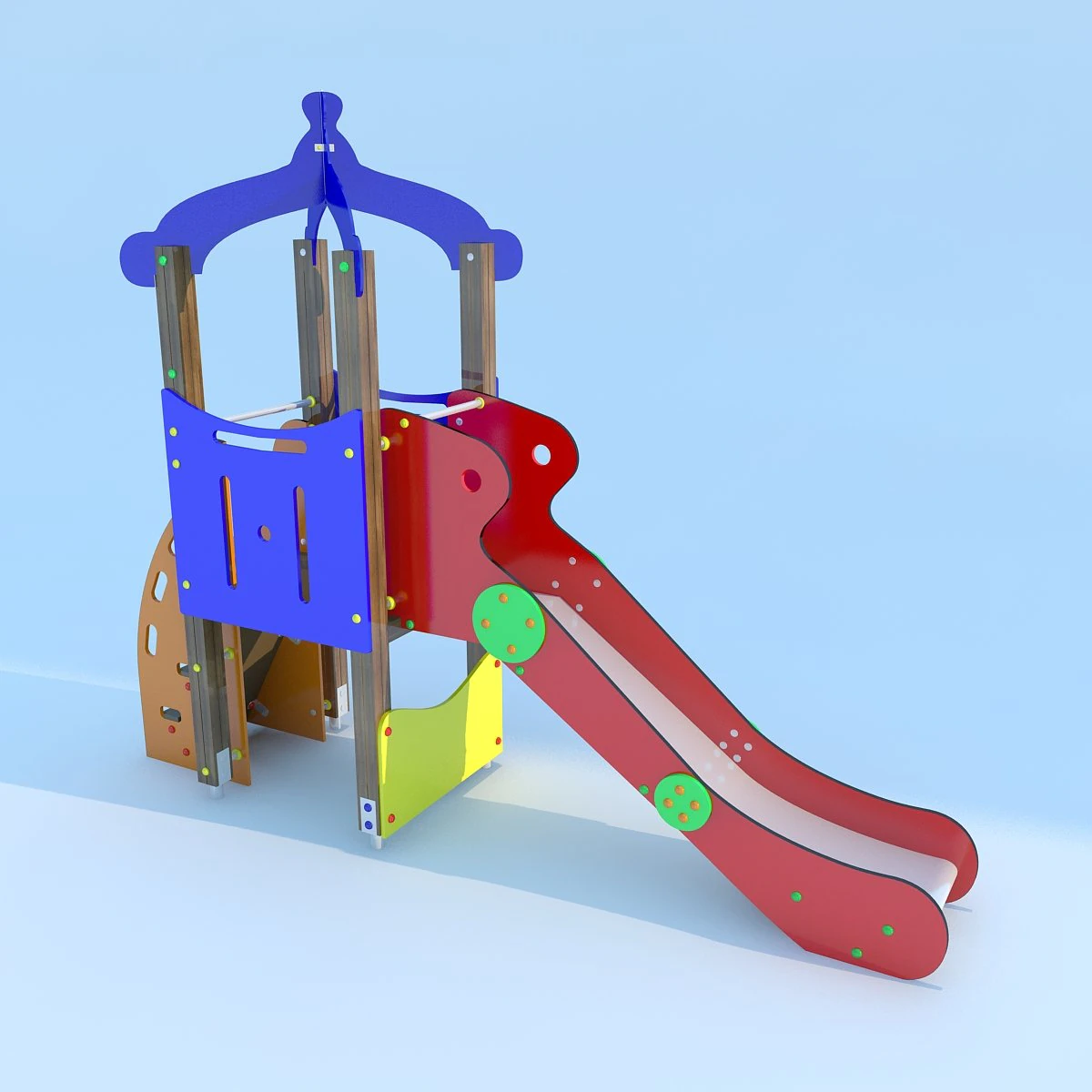 play ground fun tower baby max 2011 3D Model .c4d .max .obj .3ds .fbx .stl .blend