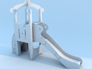 play ground fun tower baby max 2011 3D Model