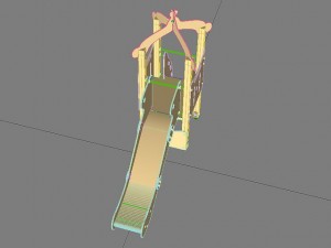play ground fun tower baby max 2011 3D Model