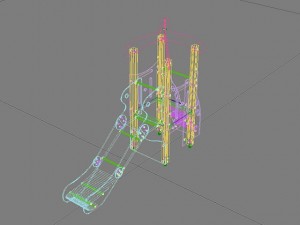 play ground fun tower baby max 2011 3D Model